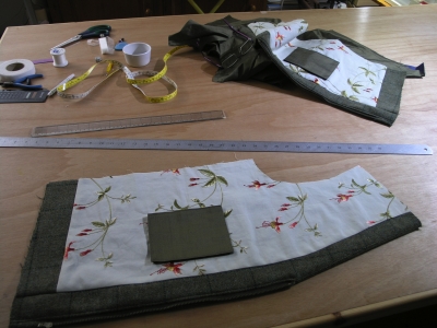 Bellows Pockets and Things. Gilet in the Making. 